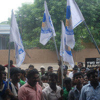 Vijay Fans at Devi Cinemas - Pictures | Picture 105491